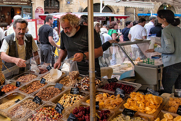 Market Day, Sarlat, France