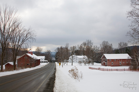 County Route 5 in Winter